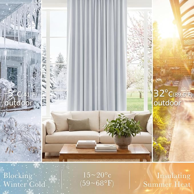 Pony Dance Short Curtains for Bathroom Window, Half Drapes for Kitchen Window - Image 4