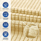 KEKUOU Stretch Single Sofa Slipcover 1 Piece Couch Sofa Cover Furniture - Image 3