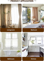 Yafa Home Fashion Heavy Duty Single Standard Adjustable Curtain Rod Hardware - Image 8