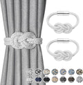 NICEEC 2 Pack Mini Magnetic Curtain Tiebacks Nordic Simple Style Drape Tie by NICEEC