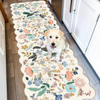 2x6 Washable Hallway Runner Rug: Floral Kitchen Rugs by HYHAOYUNLAI