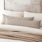 Foindtower Set of 2 Decorative Floral Body Lumbar Throw Pillow Covers Neutral - Image 5