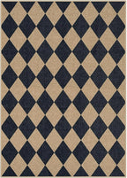 Lahome Checkered Easy Jute 5x7 Area Rugs, Washable Outdoor Patio Rug - Image 8