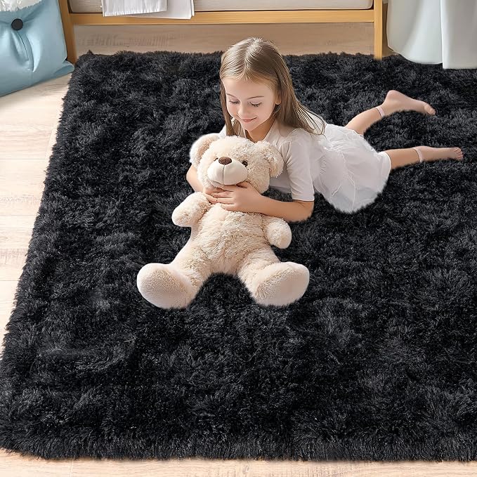 Pionblank Large Area Rug for Living Room 10x14, Fuzzy Modern Shag Rug, Fluffy - Image 7