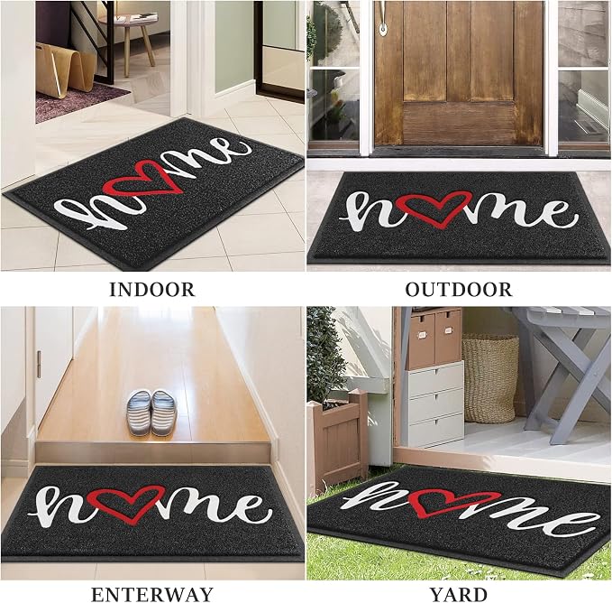 BeneathYourFeet Door Mat, Welcome Mat Low Profile Floor Mat Front Doormat - Image 7