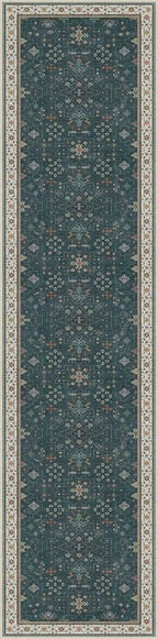 Hazo Haus Dark Green Hallway Runner Rug 12 ft Long - Image 2