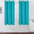 LEMOMO Teal Blackout Curtains 34 x 63 Inch Length/Set of 2 Curtain by Lemomo