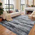 4x6 Ft Shag Rugs for Bedroom Living Room, Tie-Dyed Ultra Soft Fluffy Furry Area - Image 3