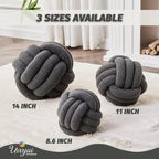 Uvvyui Knot Pillow Ball, Soft Home Decorative Pillows, Round Throw Pillow - Image 2
