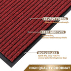 Yimobra Front Door Mat Outdoor Indoor Entrance, 100% Waterproof All-Season All - Image 3