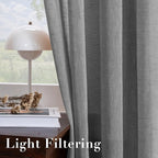 H.VERSAILTEX Linen Curtains Flax Linen Blended Curtain Panels - Image 5