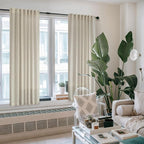 Flax Linen Curtains 38 Inch Wide - Image 2
