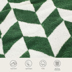 Snuggle Sac Christmas Green Throw Blanket - Image 3