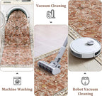 Yamaziot Washable Runner Rug 2x8 – Non Slip Boho Floral Hallway Runner Rug - Image 5