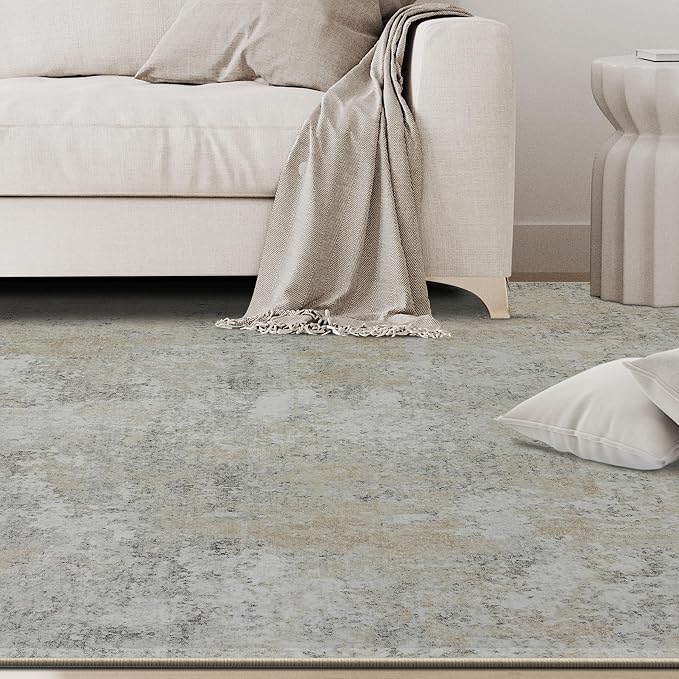 10x14 Area Rugs for Living Room Rug Washable: Abstract Large Rug Indoor Modern - Image 8