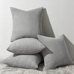 Topfinel Decorative Light Grey Throw Pillow Covers Cushion Cases, Mix and Match by Topfinel