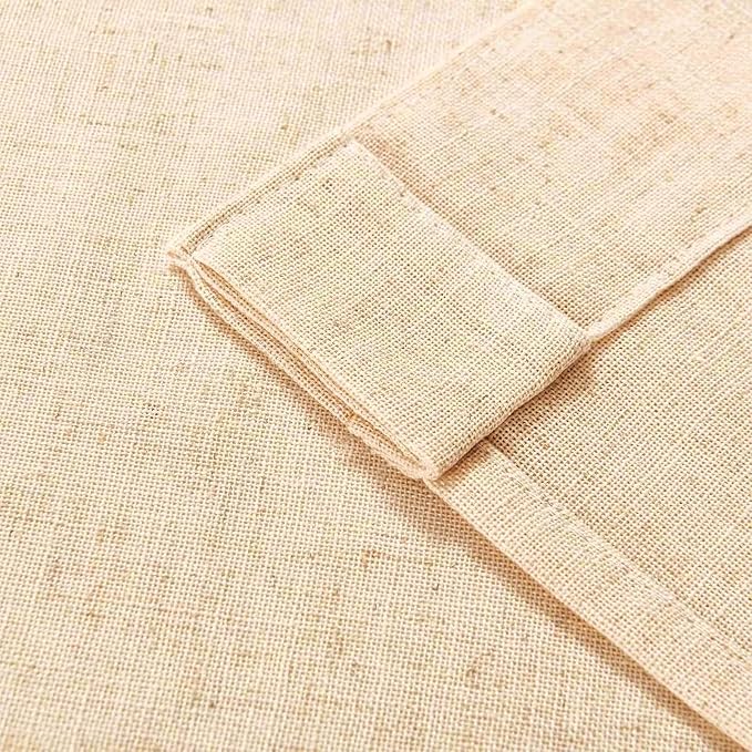 Joydeco Linen Curtains 108 Inch Length 2 Panel Sets, Light Filtering Curtains - Image 5