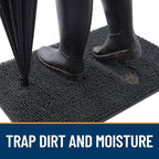 OLANLY Dog Door Mat for Muddy Paws 59x35, Absorbs Moisture and Dirt, Absorbent - Image 2