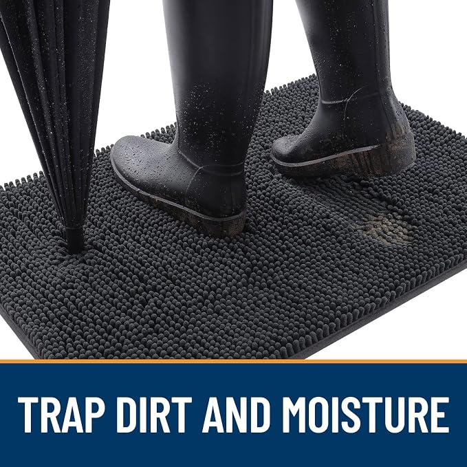 OLANLY Dog Door Mat for Muddy Paws 70x32, Absorbs Moisture and Dirt, Absorbent - Image 2