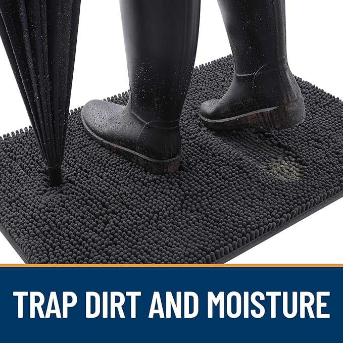OLANLY Dog Door Mat for Muddy Paws 70x24, Absorbs Moisture and Dirt, Absorbent - Image 2