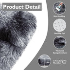 2x3 Fluffy Area Rugs for Bedroom Living Room, Small Soft Shag Fuzzy Rug - Image 4