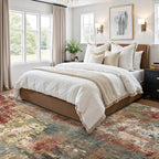 Washable Area Rugs 5'x8' Non-Slip Modern Abstract Soft - Image 2
