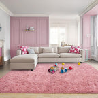 Pionblank 8x10 Rug for Living Room, Fuzzy Plush Large Area Rug, Fluffy Modern - Image 4