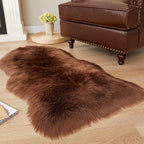 EasyJoy Ultra Soft Fluffy Shaggy Area Rug Faux Fur Rug Chair Cover Seat Pad - Image 3