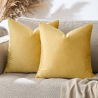 GIGIZAZA Decor Throw Couch Pillow Covers, Velvet Pillow Cases 24 x 24inch - Image 8