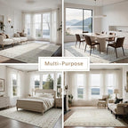 Washable Rugs 8x10 Area Rugs for Living Room, Rugs for Bedroom, Large Carpets - Image 5