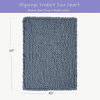 Bigacogo Chunky Knit Throw Blanket - Image 2
