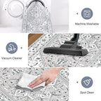 Yamaziot Washable Runner Rug, 2x8 Non-Slip Boho Vintage Hallway Rug - Image 4
