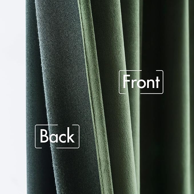 MIULEE Velvet Curtains 100 inches - Image 5