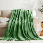 KMUSET Fleece Blanket Twin Size Emerald Lightweight Super Soft Cozy Luxury Bed by COZYBLANKETHappyHomeLife