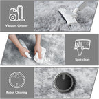 Tie-Dyed Fluffy Round Rug, Soft Area Rugs - Image 4
