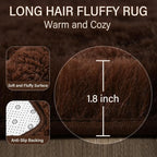 Amearea Shag Fluffy Area Rug for Bedroom Girls Living Room, Extra Soft and - Image 2