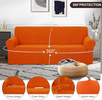 U-NICE HOME Stretch Couch Cover Sofa Cover Sofa Slipcover Furniture Protector - Image 3