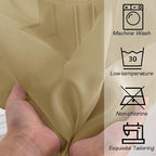OWENIE Sheer Curtains 54 Inch Length 2 Panels Set - Image 4