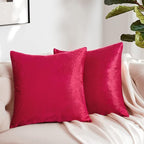GIGIZAZA Decorative Throw Pillow Covers 26x26, Velvet Sofa Boho Cushion Pillows - Image 9