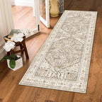 Yamaziot Washable Runner Rug, 2x5 Non-Slip Boho Vintage Hallway Rug Runner - Image 7
