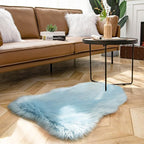 Ashler faux fur rug, Fluffy Shaggy Area Rug Ultra Soft 2 x 3 Feet Sheepskin Fur - Image 3