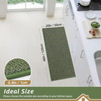 BEQHAUSE Kitchen Runner Rugs 20"x48", Non-Slip Kitchen Mats - Image 2