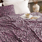 BEDELITE Fleece Blanke for Couch & Bed Pink Leopard Throw Blanket – Soft & Cozy - Image 5