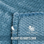 Exclusivo Mezcla Fleece Bed Blanket Queen Size, Super Soft and Warm Blankets - Image 7