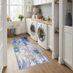 Washable Area Rugs 3x6 Non-Slip Modern Abstract Soft - Image 3