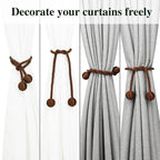 Curtain Tiebacks Outdoor Elegant Decorative Tie Backs Modern Rope Tiebacks - Image 3