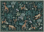 OPPODREAM Animal Soft Area Rugs 5x7, Washable Black Rug - Image 9