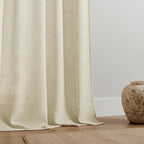 Joydeco Linen Curtains 108 Inch Length 2 Panel Sets, Light Filtering Curtains - Image 5