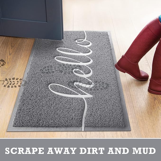 CozyBounty Door Mat Hello Mats Outdoor Indoor Non-Slip Doormat - Image 6