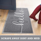 CozyBounty Door Mat Hello Mats Outdoor Indoor Non-Slip Doormat - Image 6